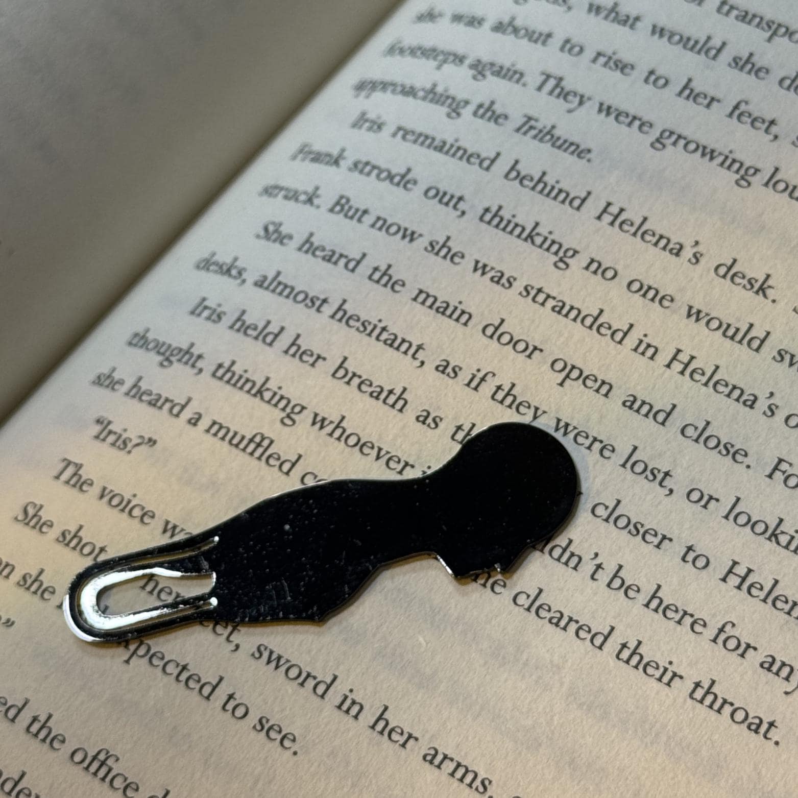 Anatomy Silhouette Metal Bookmark | Dark Academia Gothic Page Marker | Scholarly Medical Illustration | Original Design