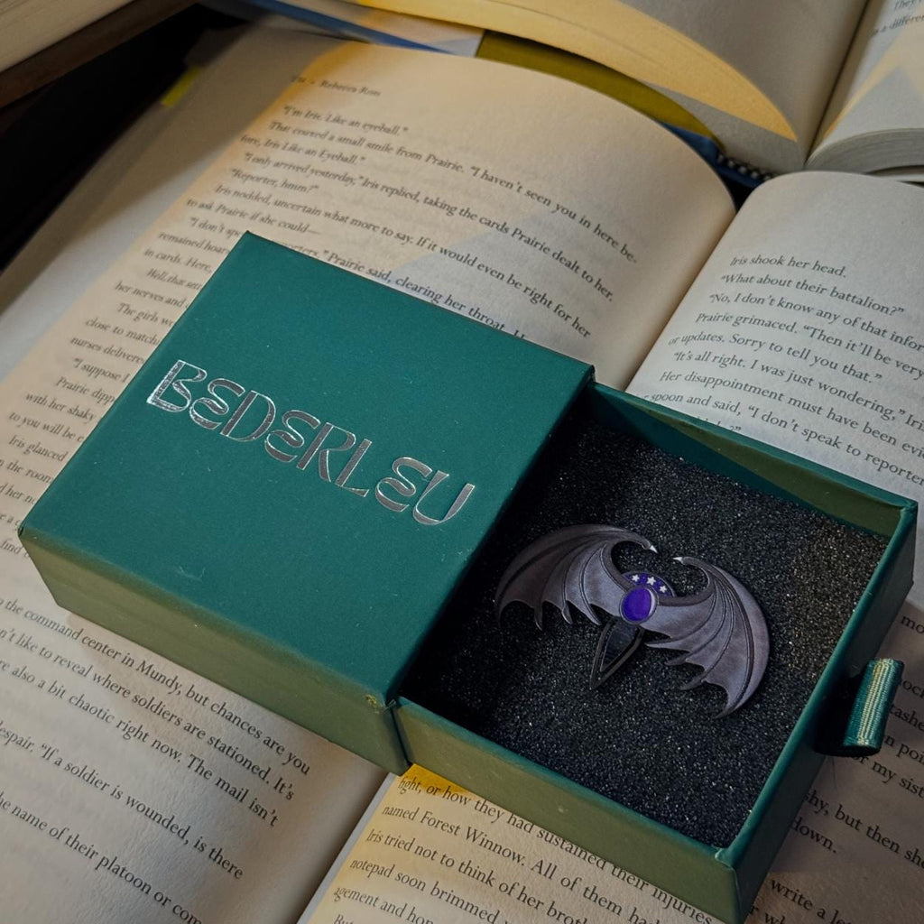 Bat Boys Metal Bookmark | Velaris Starfall Page Marker | Illyrian Wings | Night Court | Original Design
