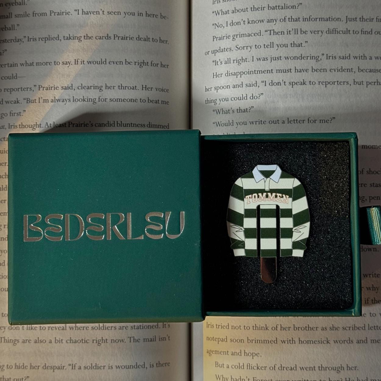 Boys of Tommen Rugby Jersey Metal Bookmark | Johnny Kavanagh 13 | For Keeps Page Marker | Original Design