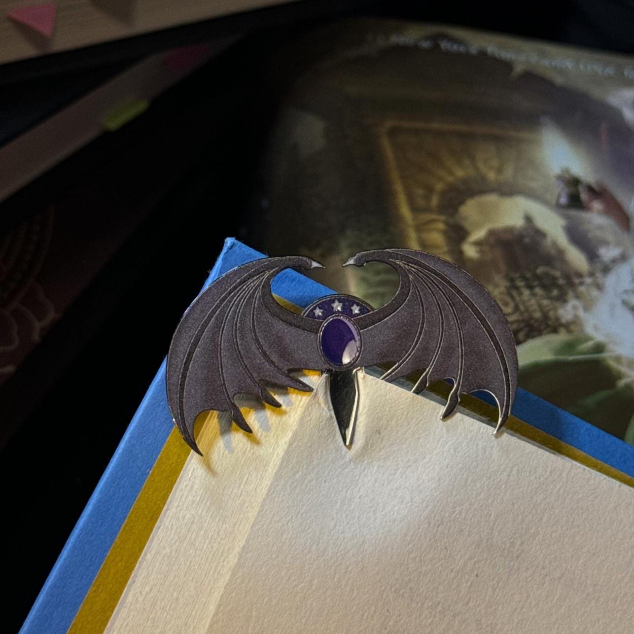 Bat Boys Metal Bookmark | Velaris Starfall Page Marker | Illyrian Wings | Night Court | Original Design