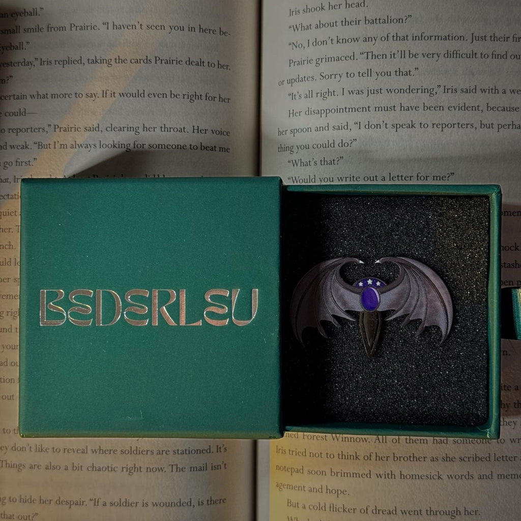 Bat Boys Metal Bookmark | Velaris Starfall Page Marker | Illyrian Wings | Night Court | Original Design
