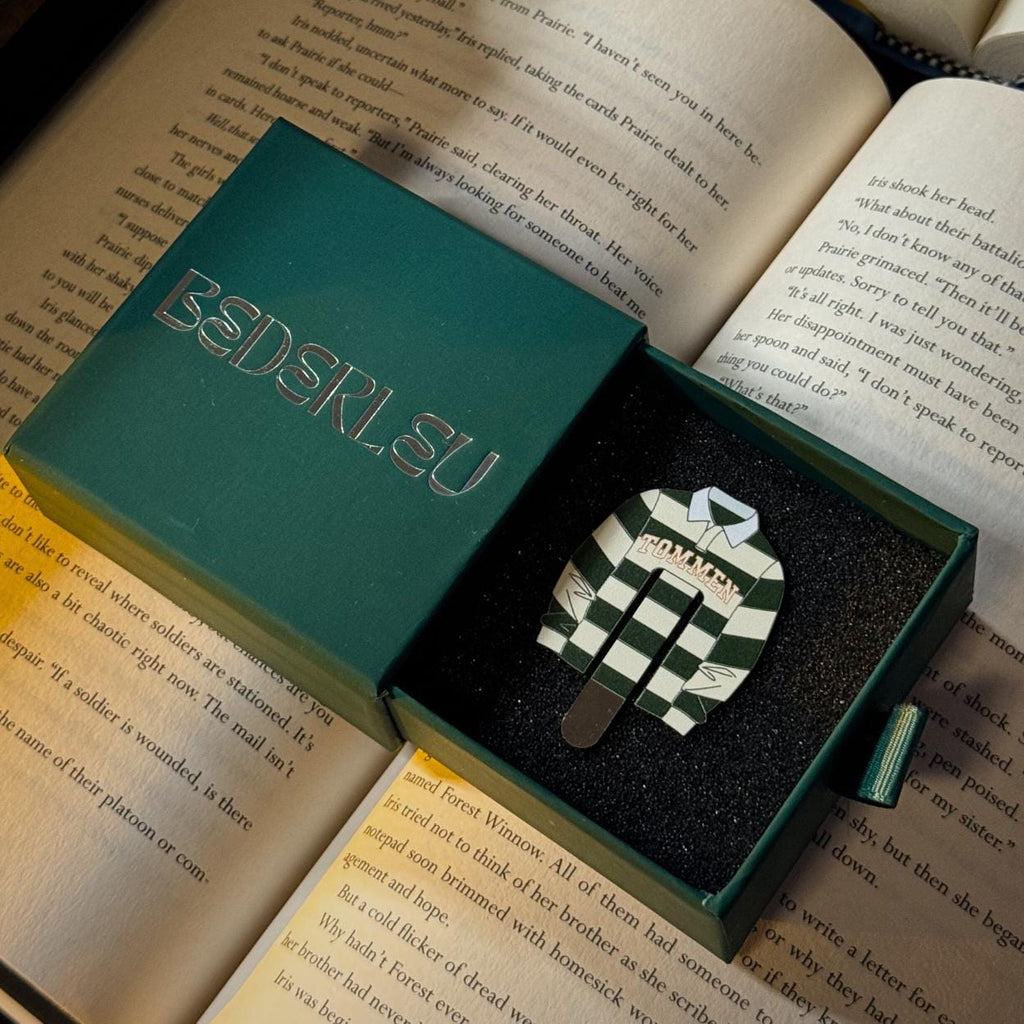 Boys of Tommen Rugby Jersey Metal Bookmark | Johnny Kavanagh 13 | For Keeps Page Marker | Original Design