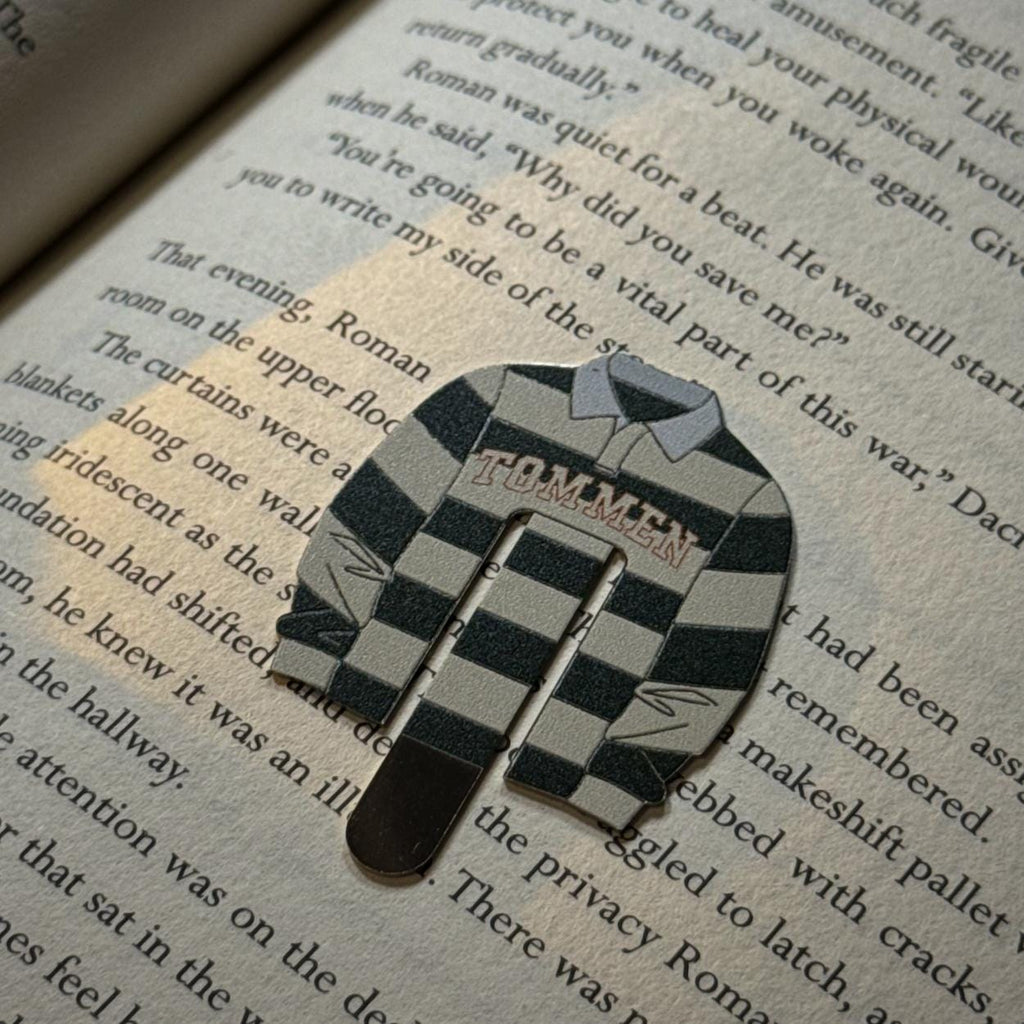 Boys of Tommen Rugby Jersey Metal Bookmark | Johnny Kavanagh 13 | For Keeps Page Marker | Original Design