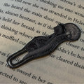 Anatomy Silhouette Metal Bookmark | Dark Academia Gothic Page Marker | Scholarly Medical Illustration | Original Design